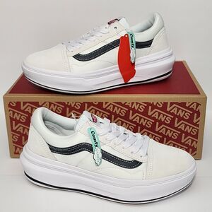 Vans Old Skool Over Shoes White Men's Sz 11 Women's Sz 12.5 Comfy Cush Brand New